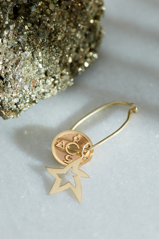 WIRED Singlet Earring with Charm 2.0