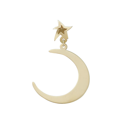 CRESCENT MOON Singlet Earring