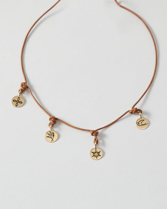8mm MINICOIN STRING Choker