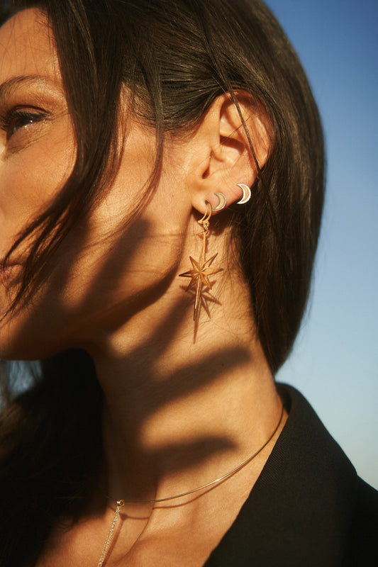 EIGHT POINTED STAR Singlet Earring