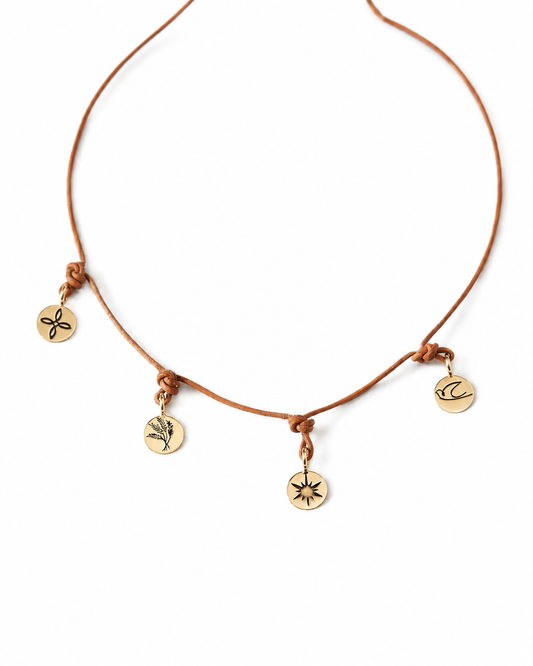 8mm MINICOIN STRING Choker
