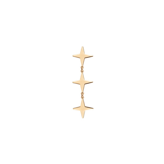 YS FOUR POINTED STAR Singlet Earring