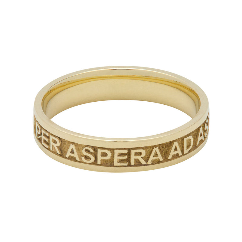 Per Aspera Ad Astra Posy Ring